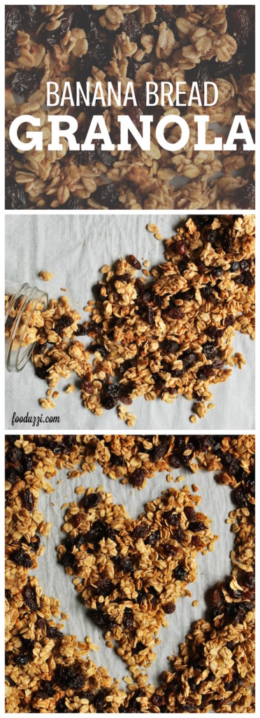 Banana Bread Granola || fooduzzi.com recipes