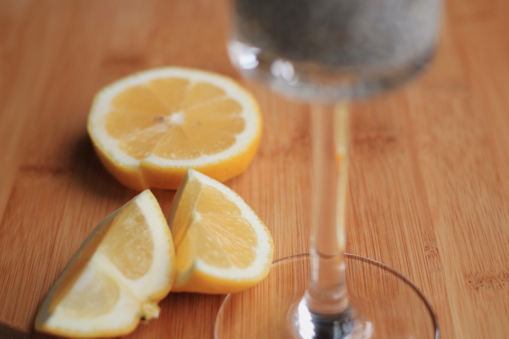 Lemon Blueberry Chia Parfait - a tart, slightly sweet, on-the-go breakfast packed with healthy fats, fiber, and 8 grams of protein! || fooduzzi.com