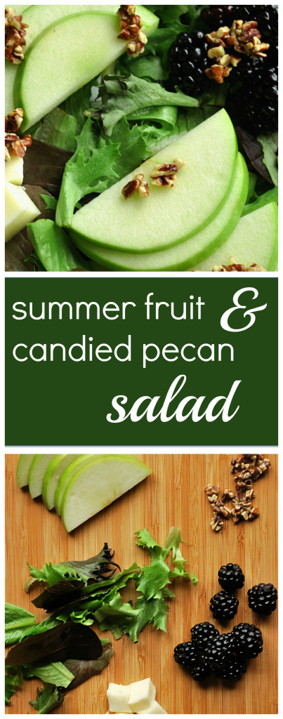 Summer Fruit and Candied Pecan Salad