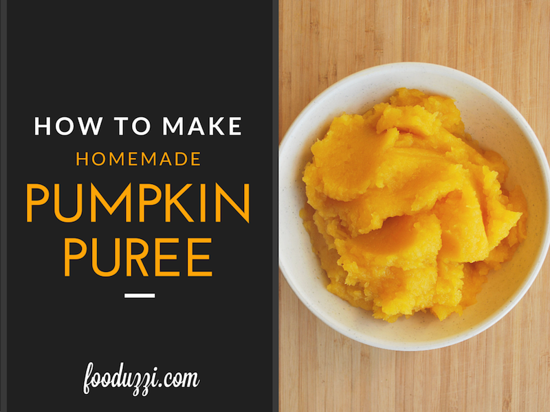 How to Make Homemade Pumpkin Puree || fooduzzi.com recipes
