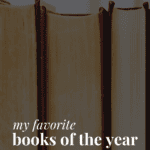 a photo of the pages of three books and the title 'my favorite books of the year'
